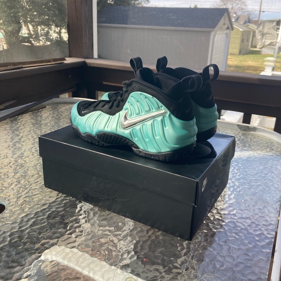 Nike Air Foamposite Pro Island Green Size 9 Mens main image 4